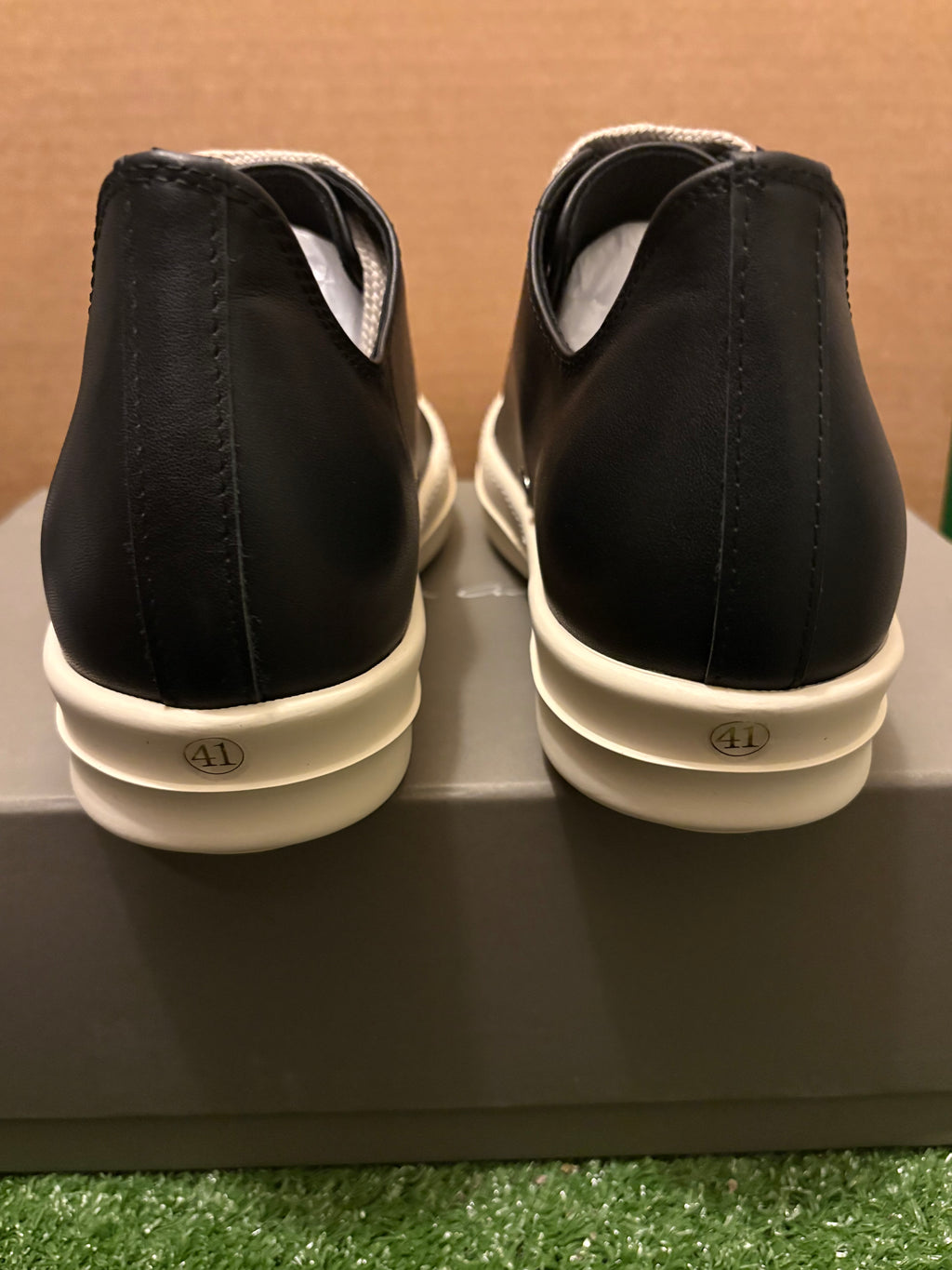 R*ck Ow*ns Jumbo L@ce Lows Blk