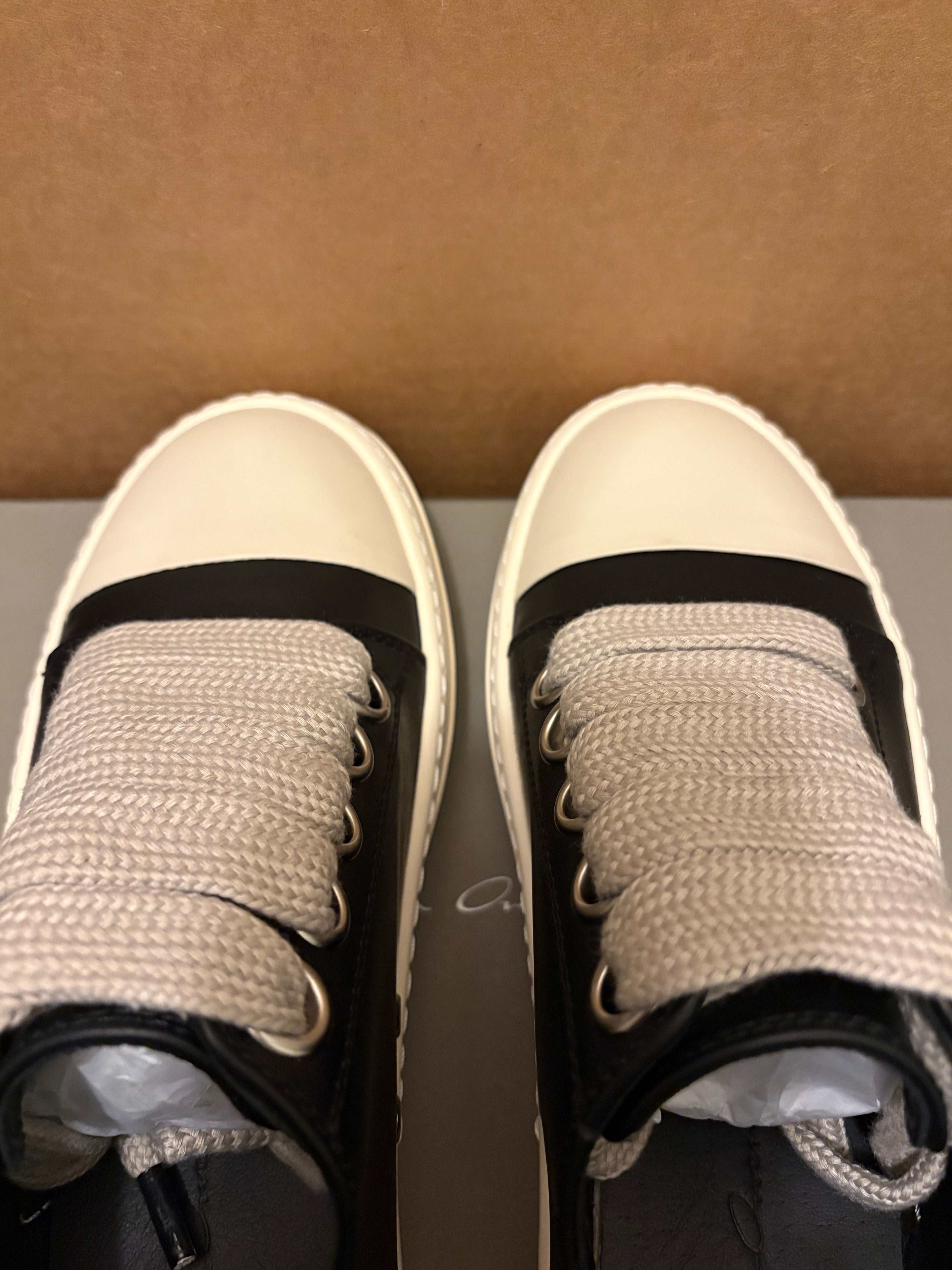 R*ck Ow*ns Jumbo L@ce Lows Blk